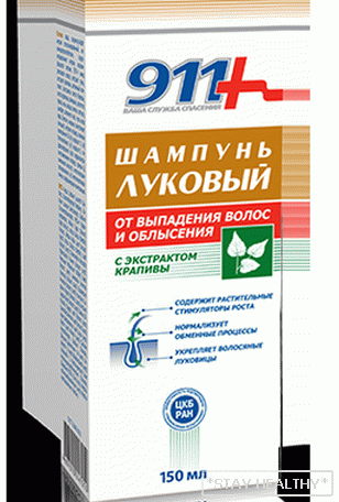 Cibulový šampon 911 pro vypadávání vlasů:recenze