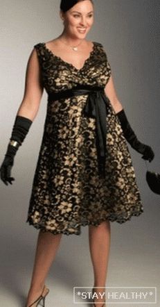 Elegantní šaty naplno. Модели нарядных платьев для полных