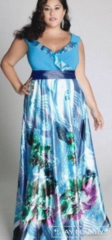 Elegantní šaty naplno. Модели нарядных платьев для полных