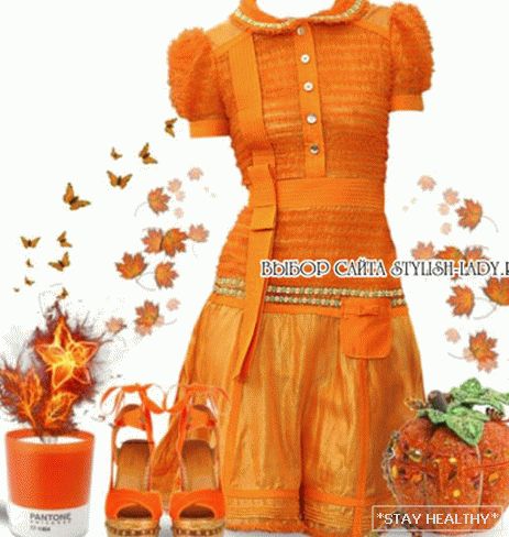 Co nosit s oranžovými botami, foto