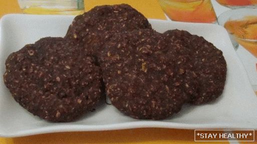 Bez cukru čokoládové ovesné sušenky