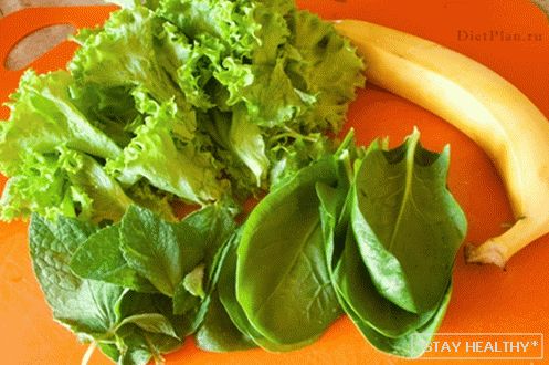 Banana a Spinach Smoothies